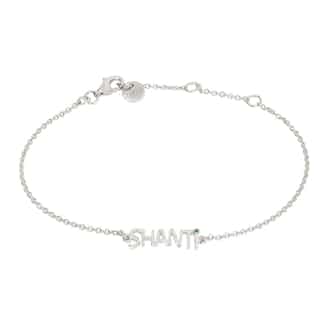 SHANTi | Recycled Sterling Silver Tiny Shanti Bracelet | Silver from Loft & Daughter in sustainable bracelets, sustainably sourced jewellery